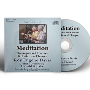 Meditation Techniques and Routines in English and German